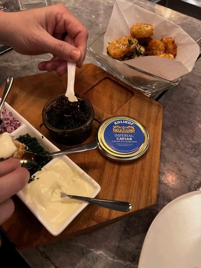 Foodstuff Champagne wishes and caviar dreams